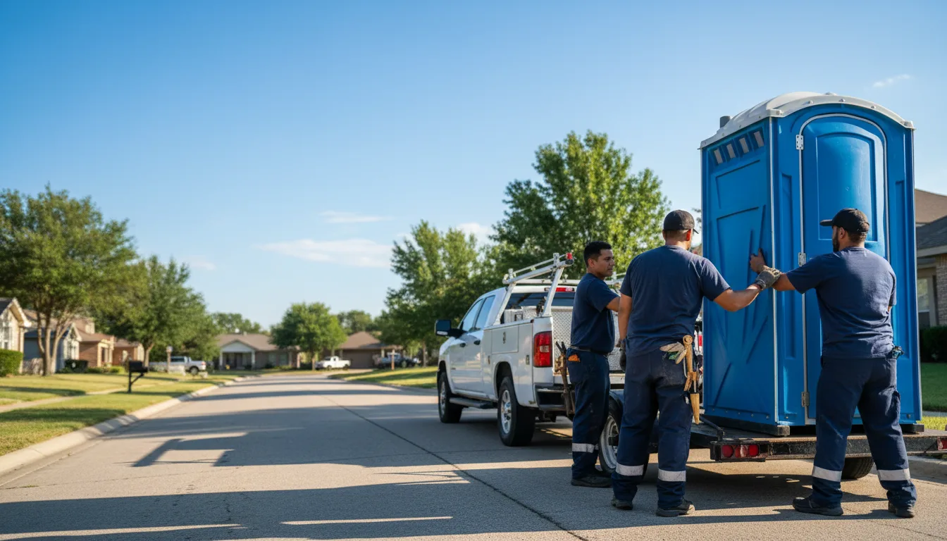 Portable Toilet Rental in Goldsmith, TX near me